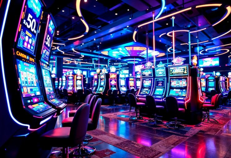 Joker Gaming slot interface on ac777 with spinning reels and bonus features